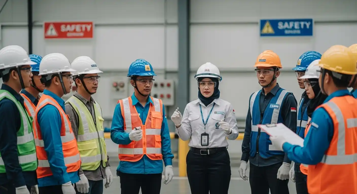 ISO 45001:2028 standar internasional sistem manajemen K3.